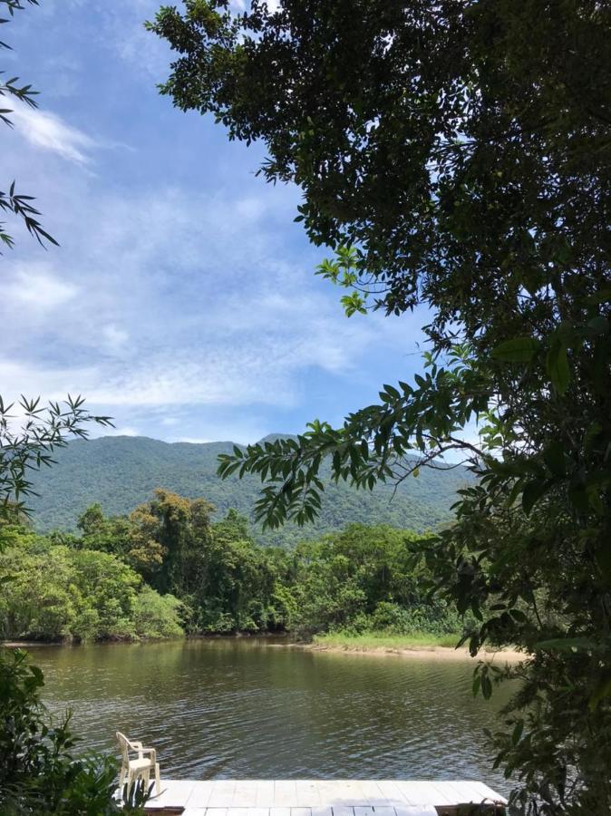 Willa Casa A Beira Do Rio Jaguareguava Na Mata Atlantica Em Bertioga Sp Zewnętrze zdjęcie