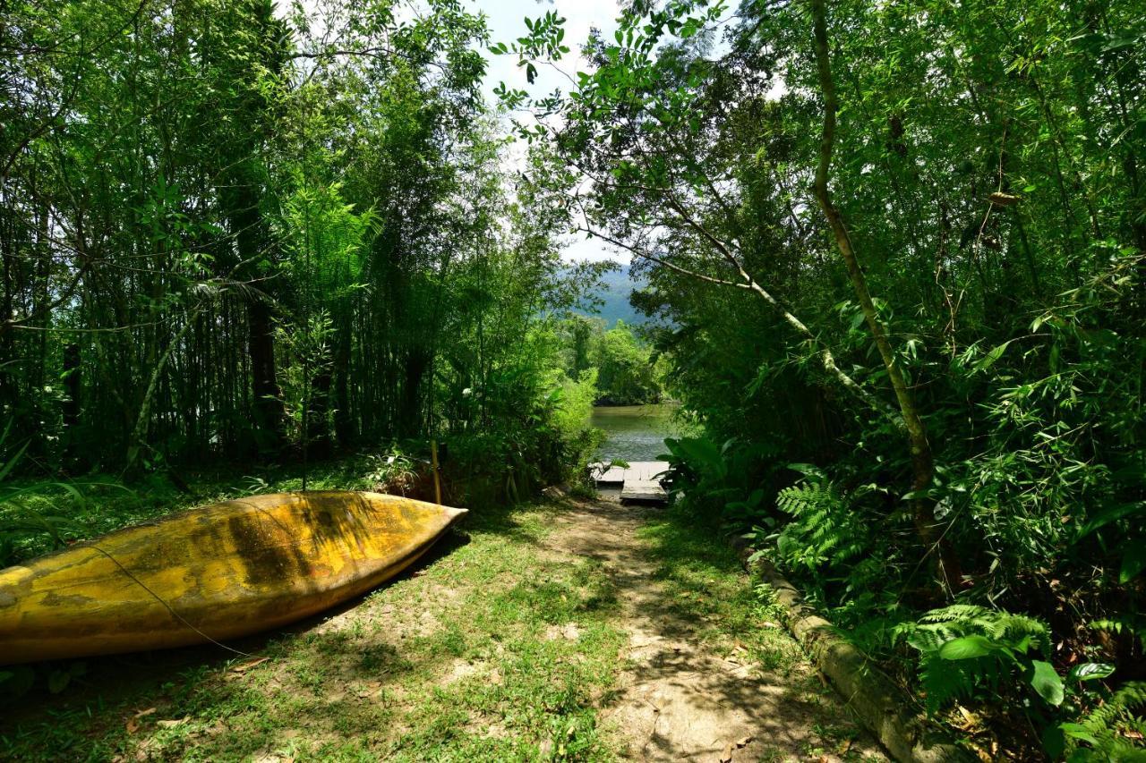 Willa Casa A Beira Do Rio Jaguareguava Na Mata Atlantica Em Bertioga Sp Zewnętrze zdjęcie